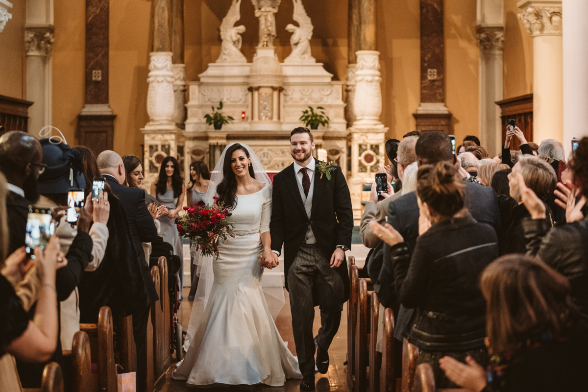 Fall head over heels for Stephanie and Jamie's Landmark Hotel London Wedding, captured by Beziique, their chosen Greek London wedding photographer