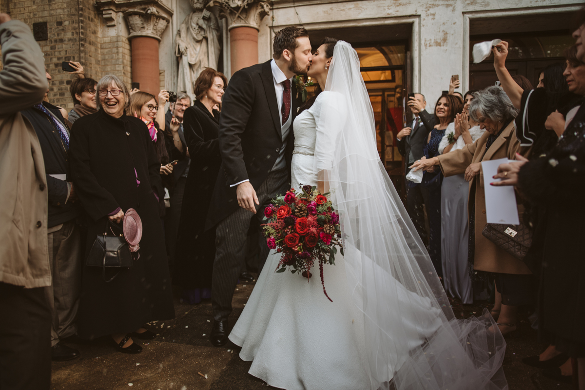 Fall head over heels for Stephanie and Jamie's Landmark Hotel London Wedding, captured by Beziique, their chosen Greek London wedding photographer