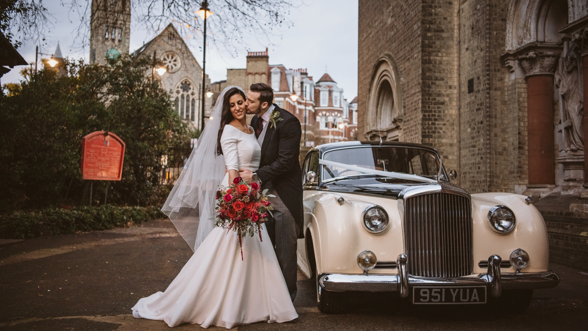 Fall head over heels for Stephanie and Jamie's Landmark Hotel London Wedding, captured by Beziique, their chosen Greek London wedding photographer