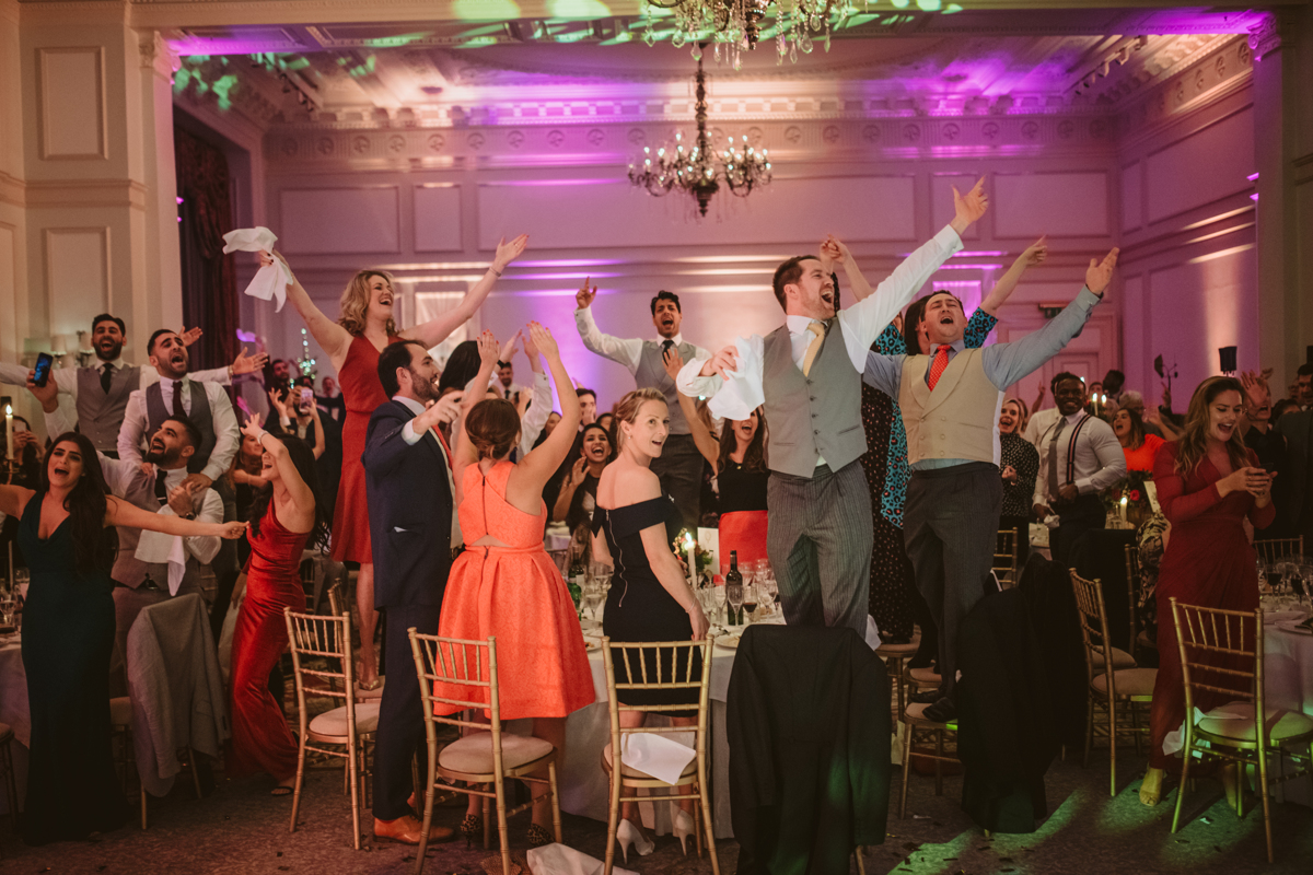 Fall head over heels for Stephanie and Jamie's Landmark Hotel London Wedding, captured by Beziique, their chosen Greek London wedding photographer